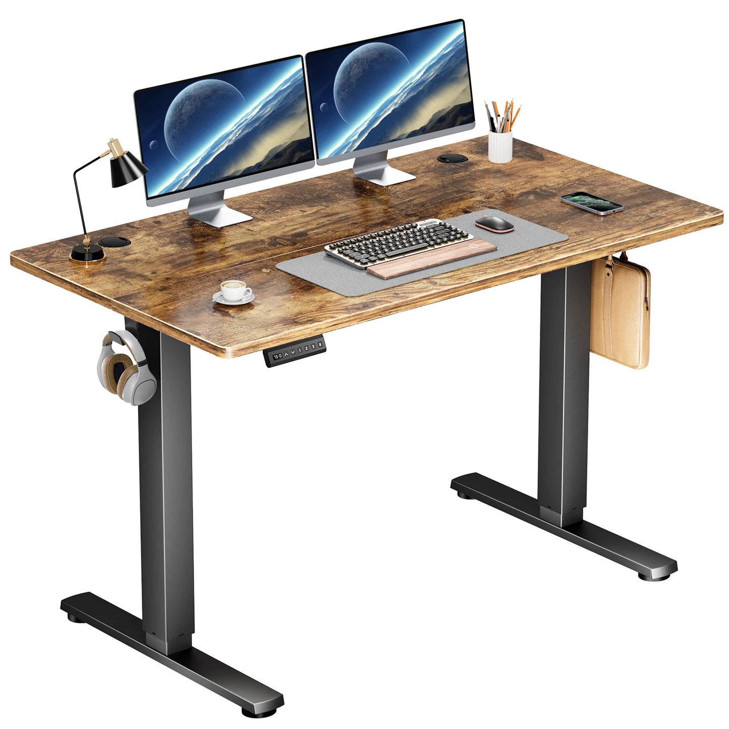 JHK Electric Height Adjustable Standing Desk Ergonomic Workstation