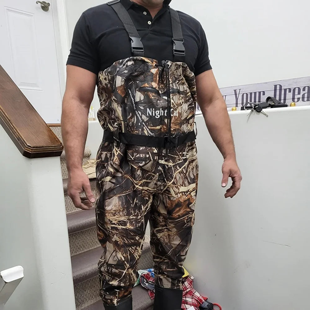 Night Cat Waterproof Chest Waders Bootfoot For Men And Women