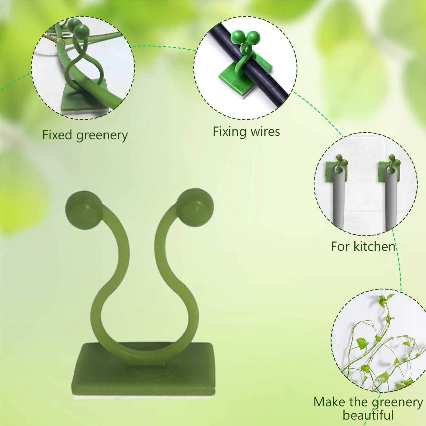 Alloet Plant Climbing Wall Fixture Clips For Climbing Plants