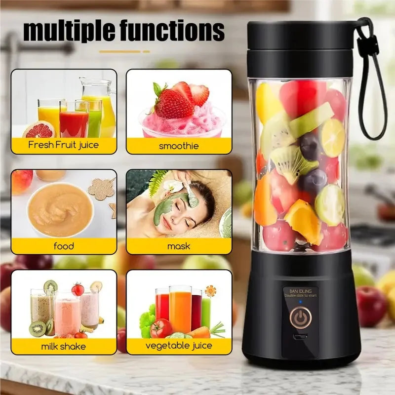 Wireless Portable Electric Juicer Type C Charging Mini Cup