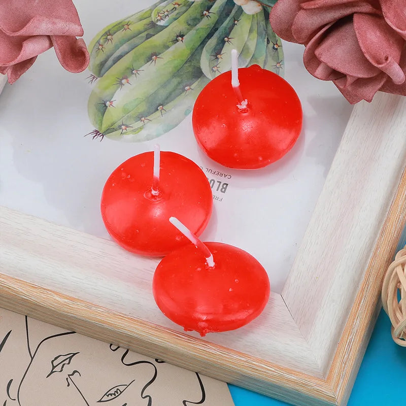 Floating Unscented Candles Disc Set For Wedding And Home Decor