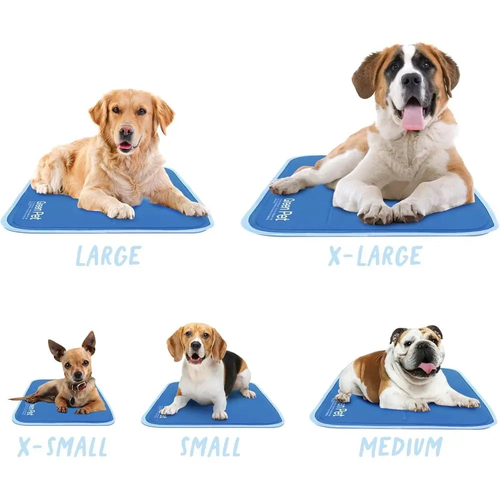 Cool Pet Pad Cooling Mat Non-Toxic Gel No Water Needed