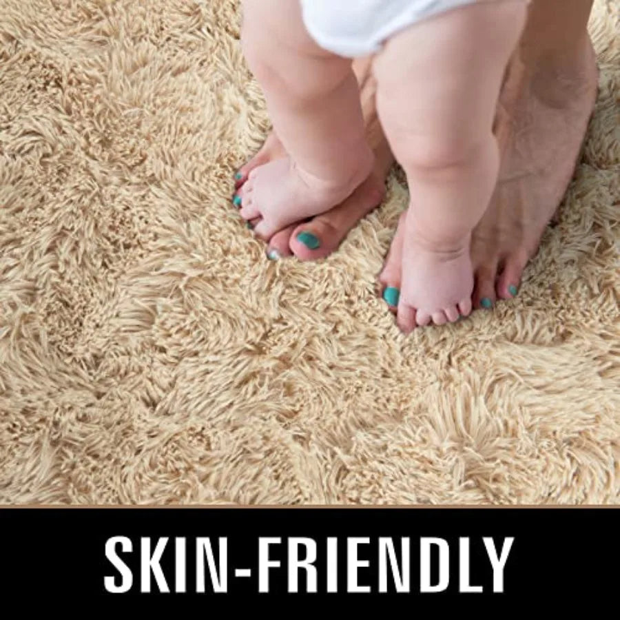 Fluffy Shaggy Rug Indoor Plush Area Rug For Living Room Bedroom Home Decor