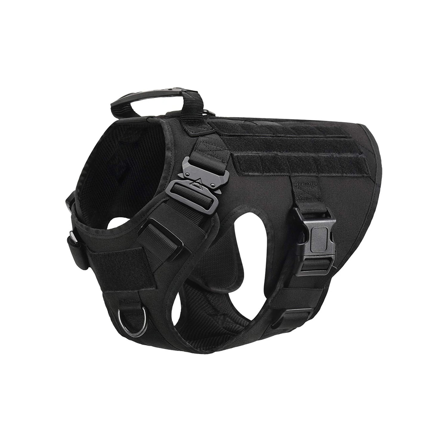 PETRAVEL CN Tactical Dog Harness Vest With Molle Pouches For Medium Large Dogs