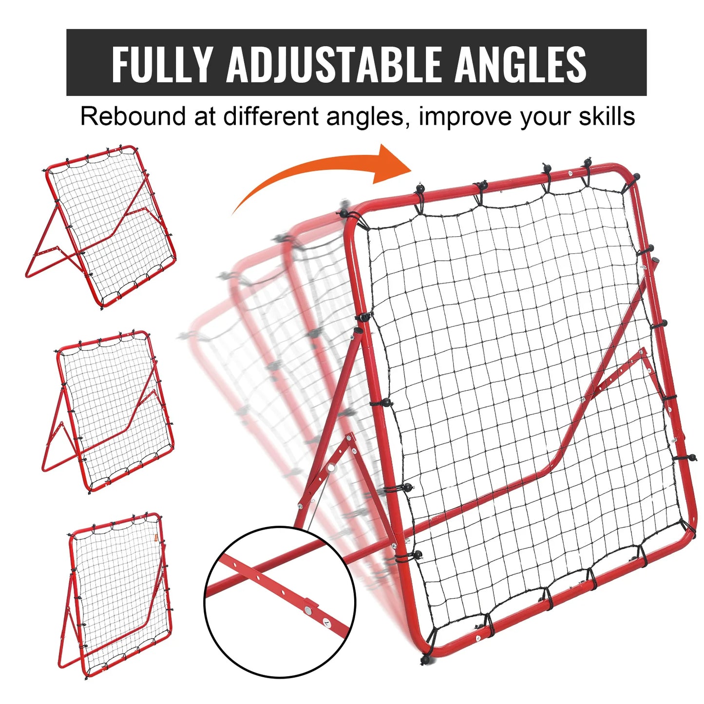 VEVOR Soccer Rebounder Net Portable Training Equipment For Football