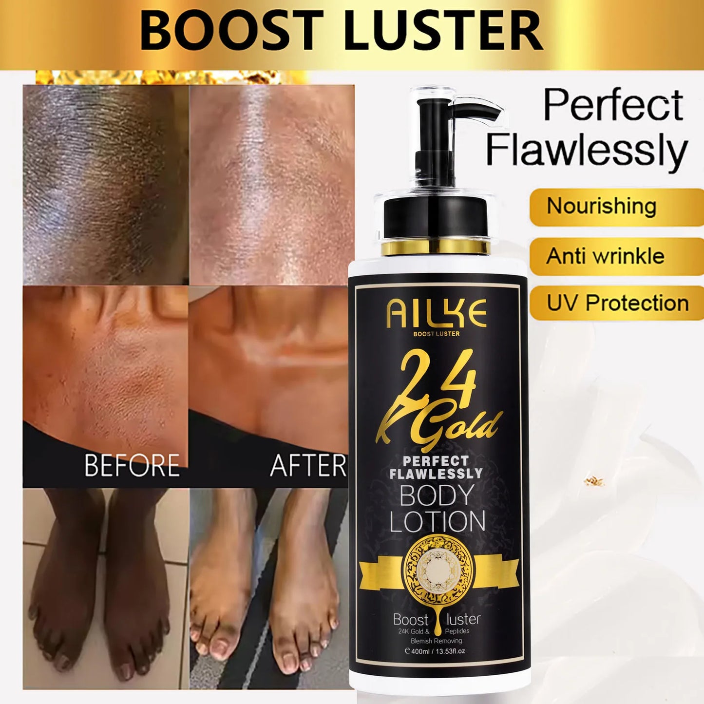 AILKE Whitening Skin Care Set For All Skin Types Moisturizer Brightening