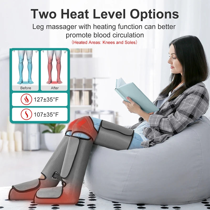 Nekteck Foot Air Pressure Massager Promotes Blood Circulation Shiatsu