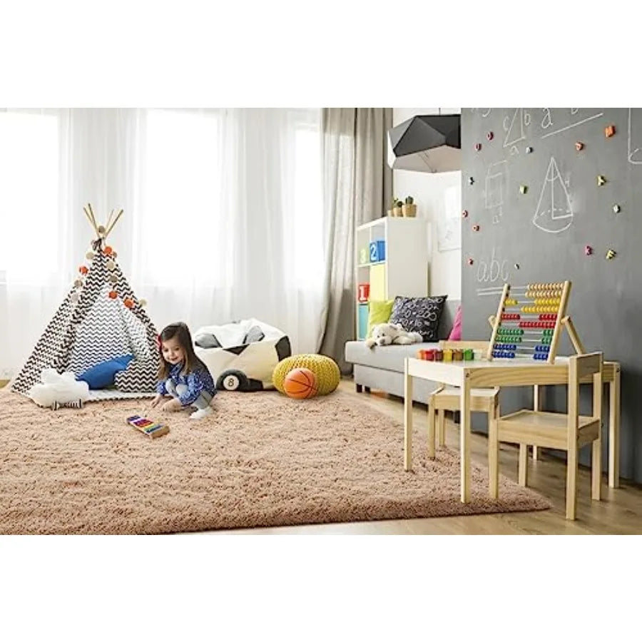 Fluffy Shaggy Rug Indoor Plush Area Rug For Living Room Bedroom Home Decor
