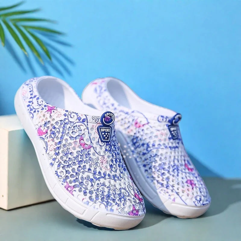 Women Lightweight Slip On Eva Slippers Indoor Outdoor House Shoes