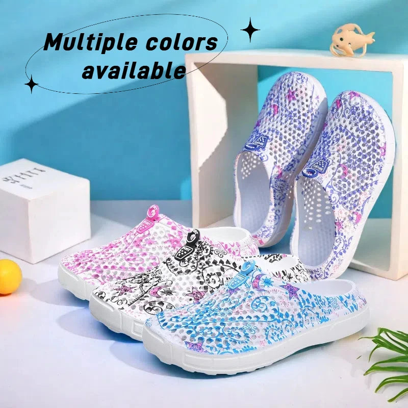 Women Lightweight Slip On Eva Slippers Indoor Outdoor House Shoes