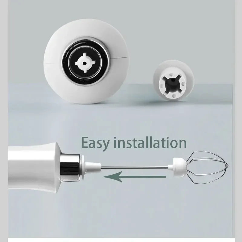 Balashov 3 In 1 Wireless Electric Milk Frother And Whisk