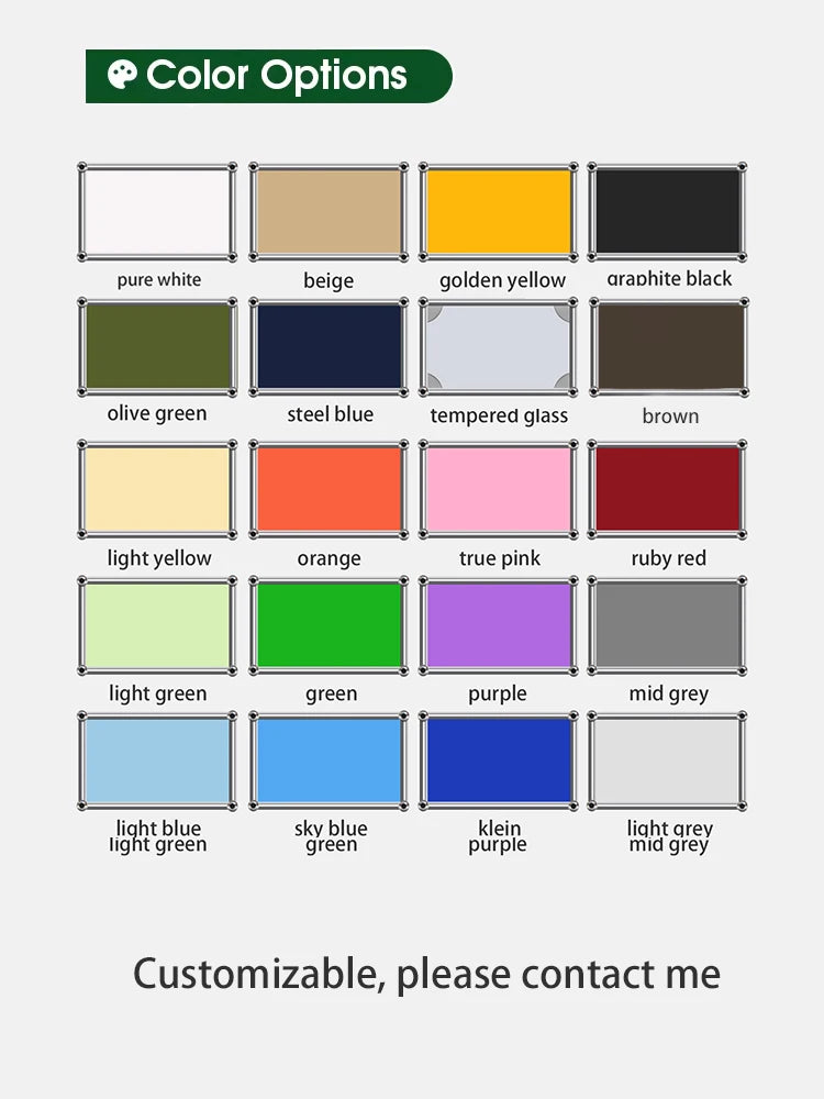 Bigcityfur TV Stand Storage Cabinet Metal Corner Display Unit