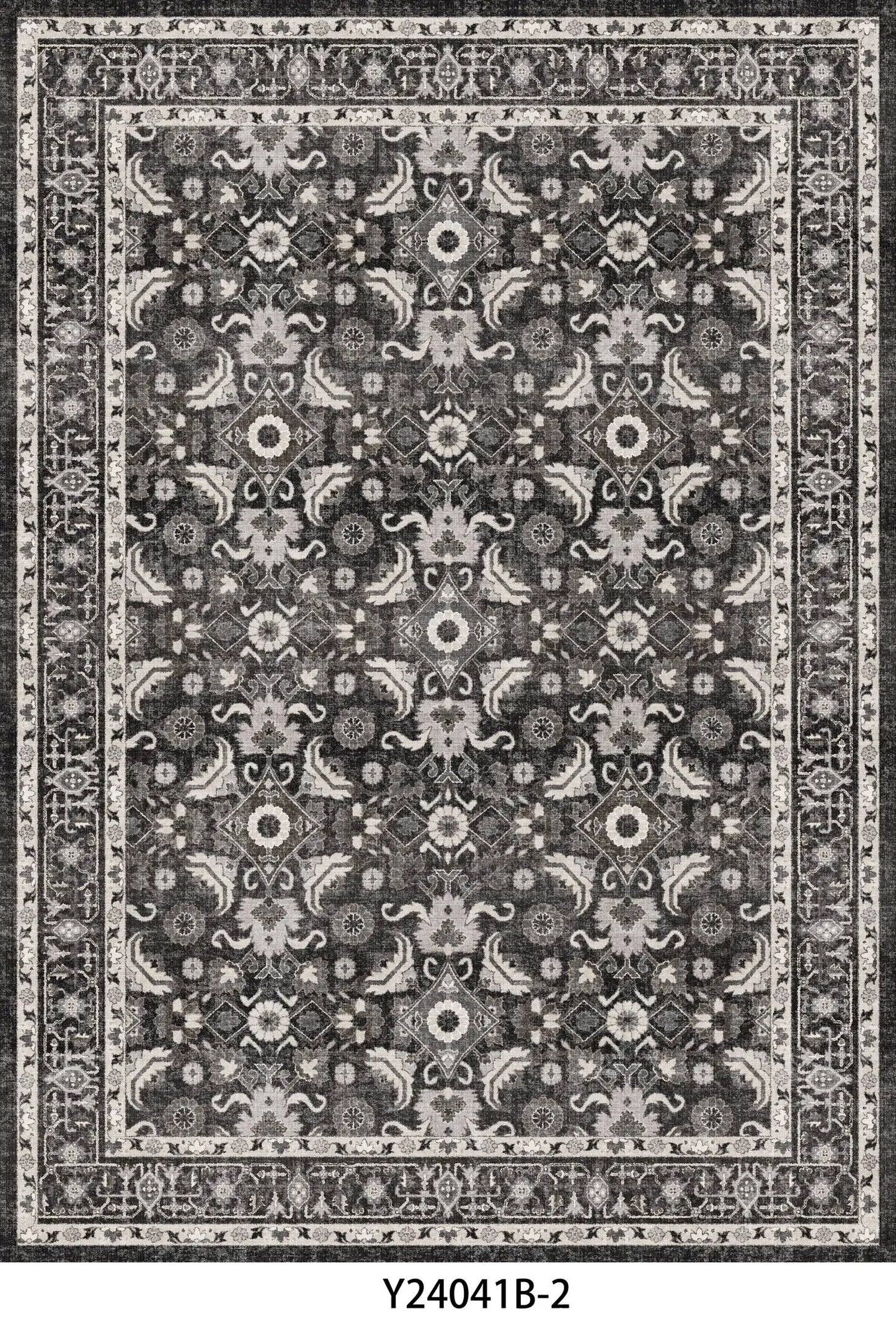 Noned Persian Floral Hand Tufted Living Room Area Rug