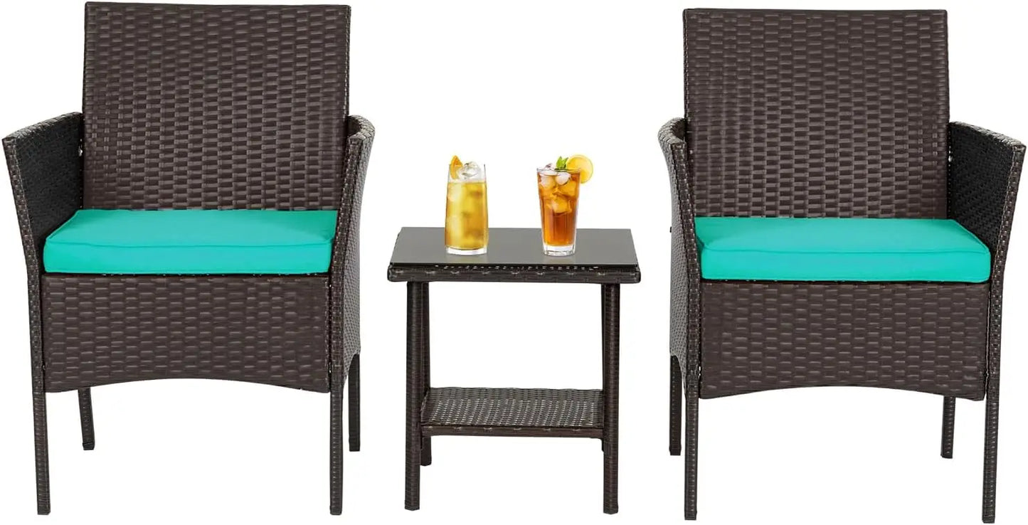 Patio Furniture Sets Outdoor Wicker Conversation Sofa Rattan Chair