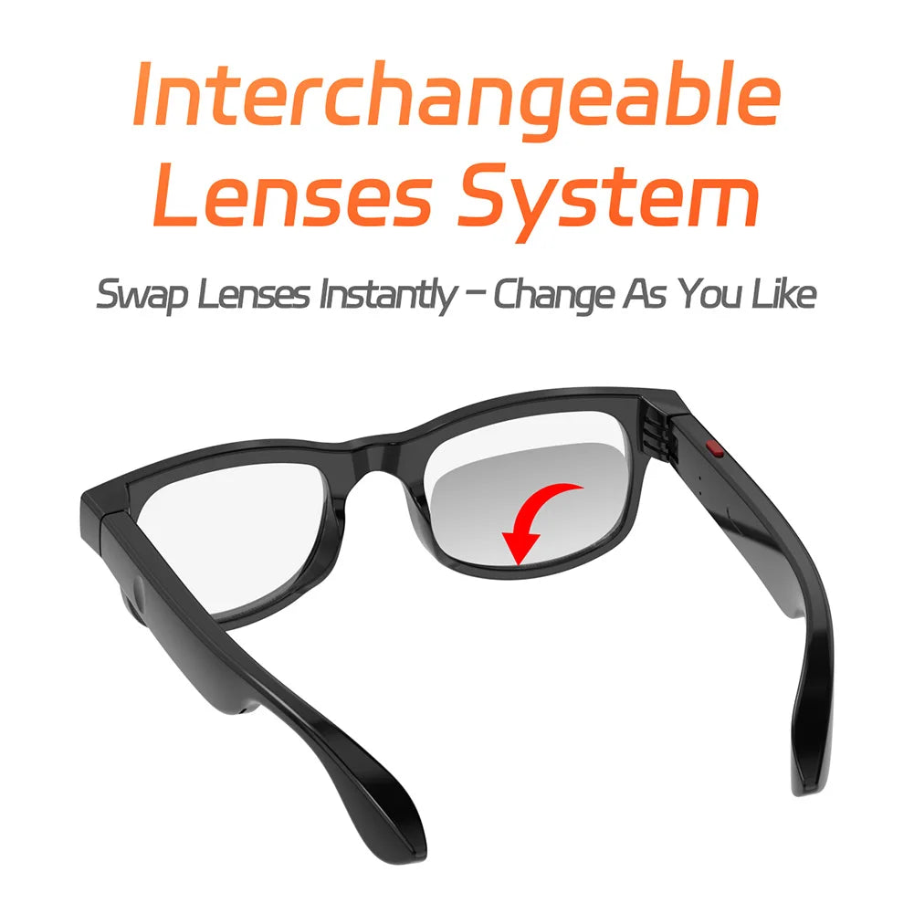 HOSPOR AI Smart Glasses With Language Translation And Camera