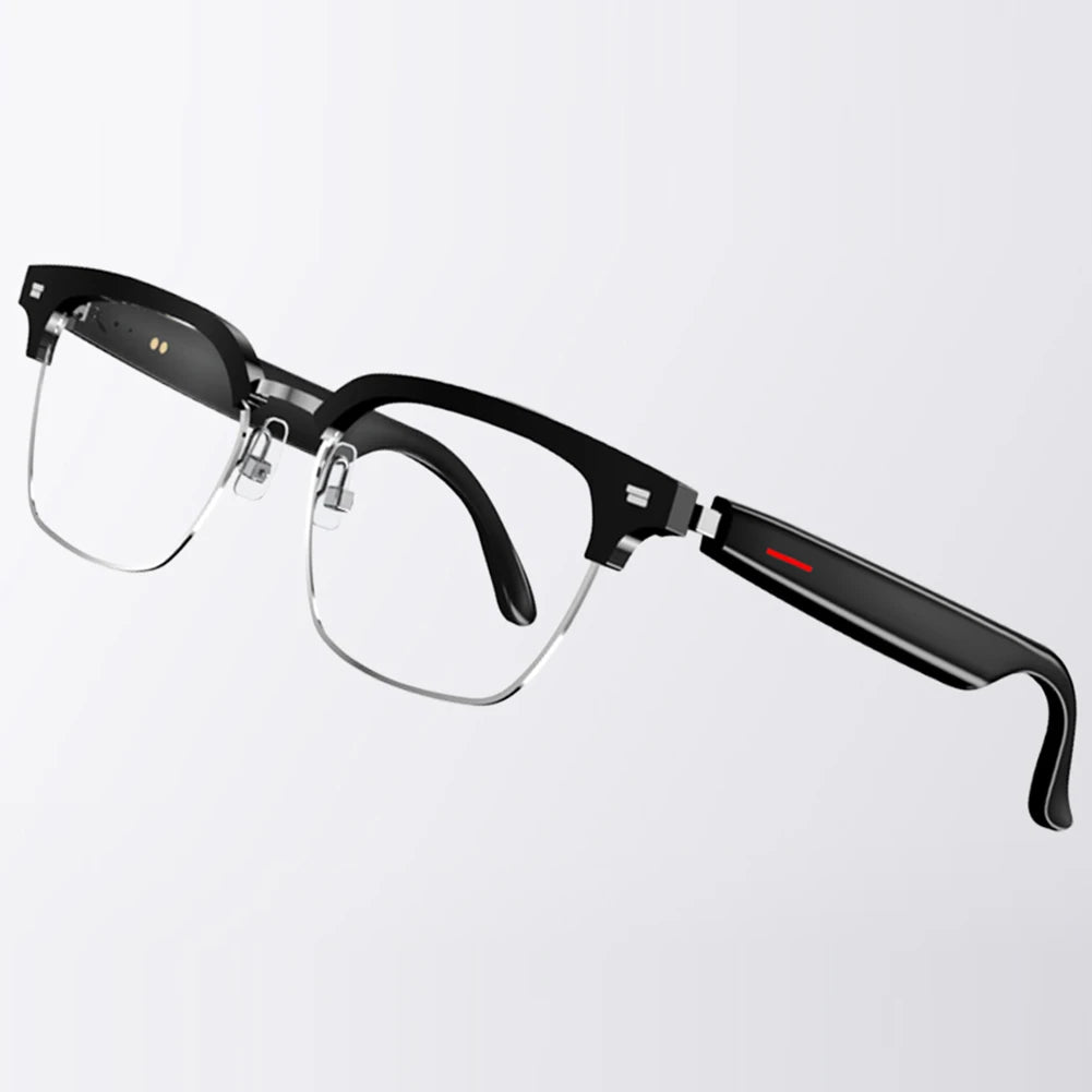 Alloet BT Audio Glasses Remote Shooting Camera Open Ear Speakers