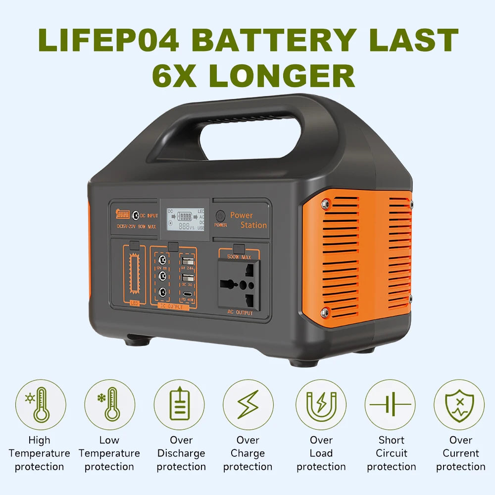GaiaRay Fast Charging Power Bank Large Capacity Outdoor Power Supply