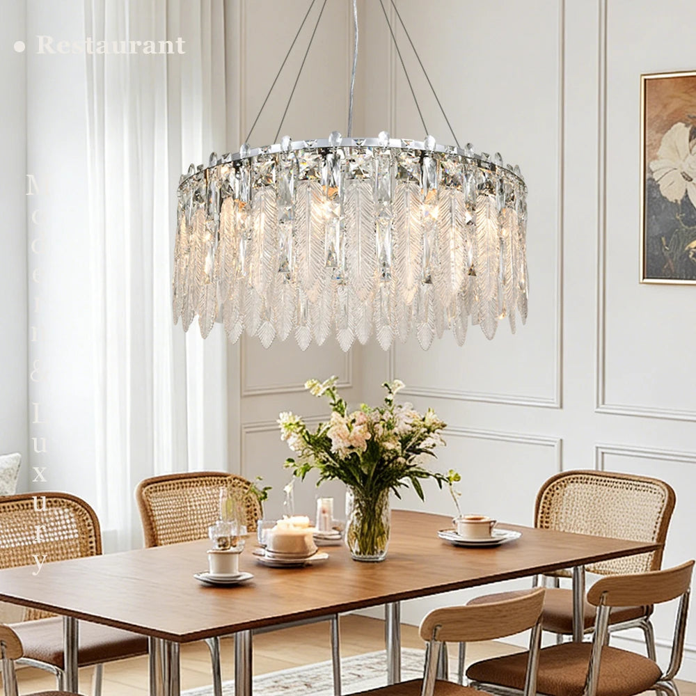 DF Light House Modern Crystal Chandelier For Living Room