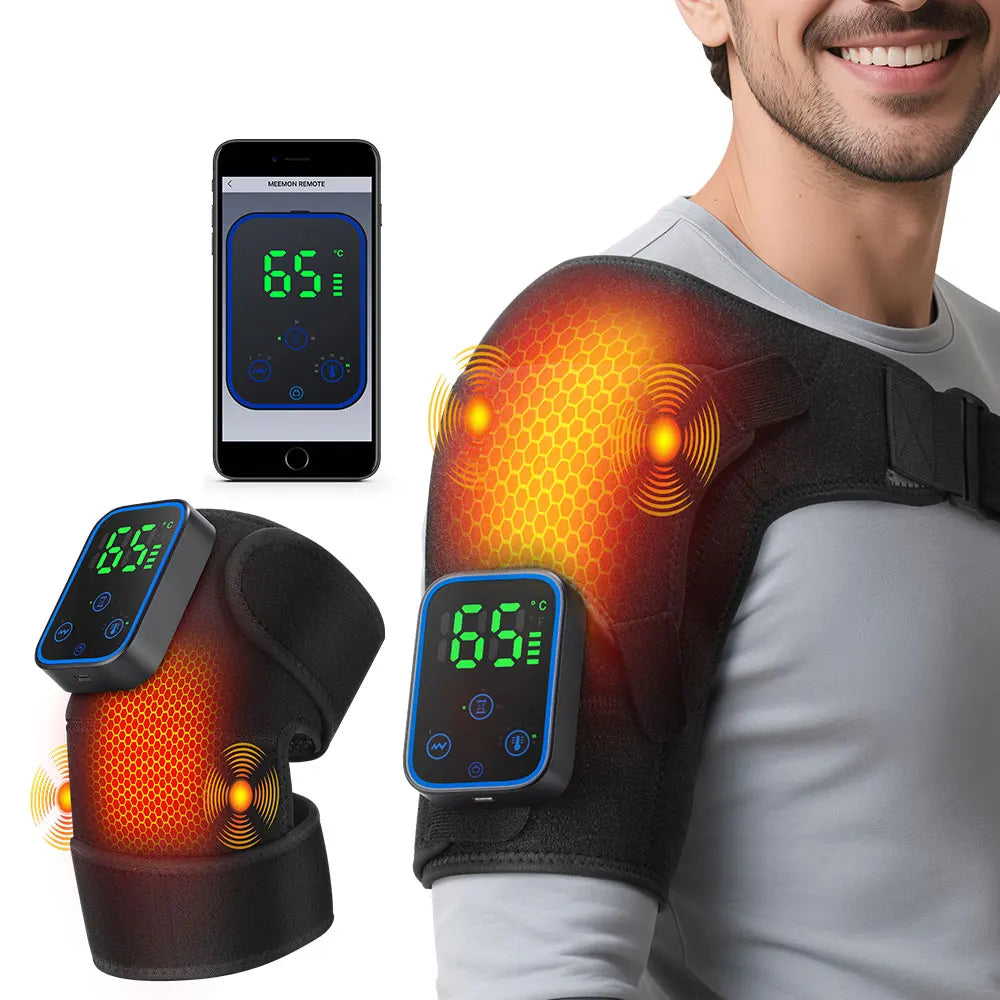 Hailicare Wireless Graphene Heating Massager For Shoulders Knees Elbows