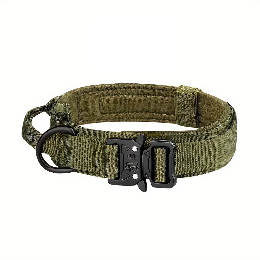 Adjustable Tactical Dog Collar And Leash Set With Quick Release