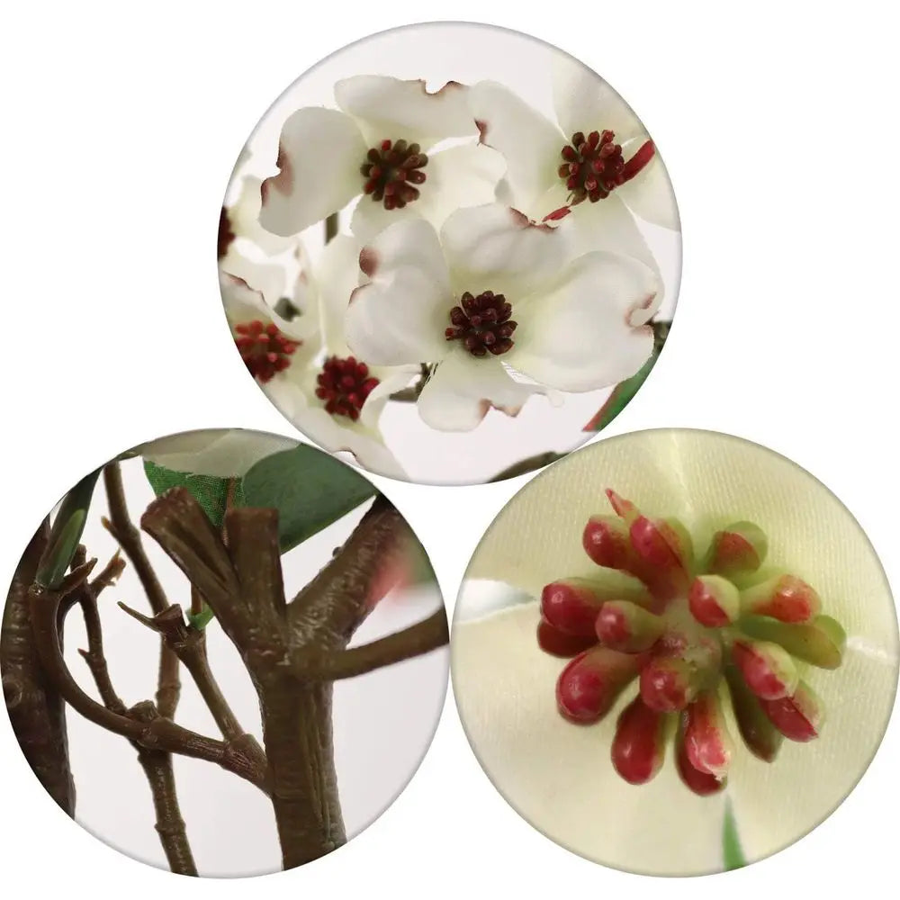 Dogwood Silk Sprays 50 Pairs Artificial Flowers For Home Decor