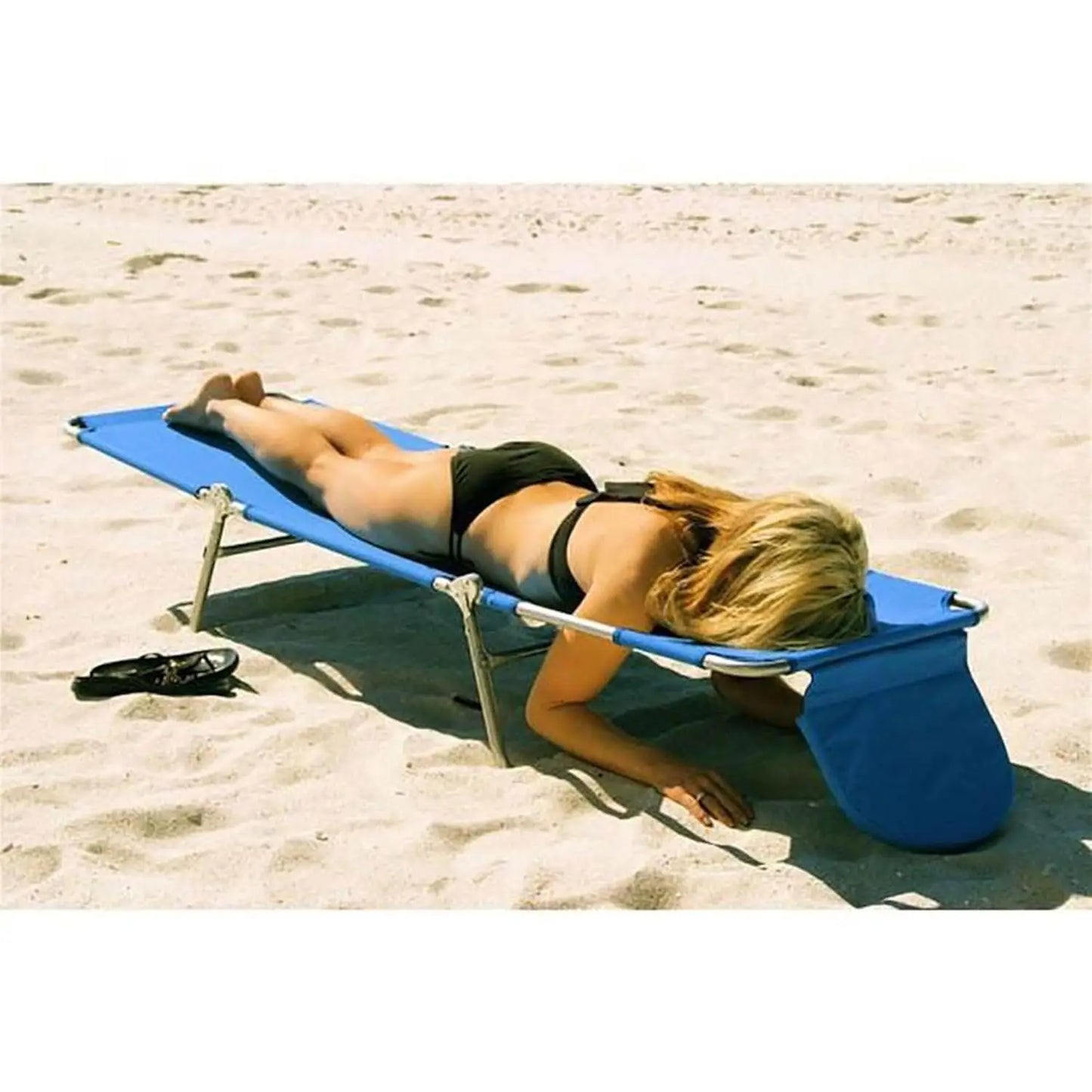Beach Lounge Chair Folding Reclining Outdoor Chaise Lounger Portable Adjustable