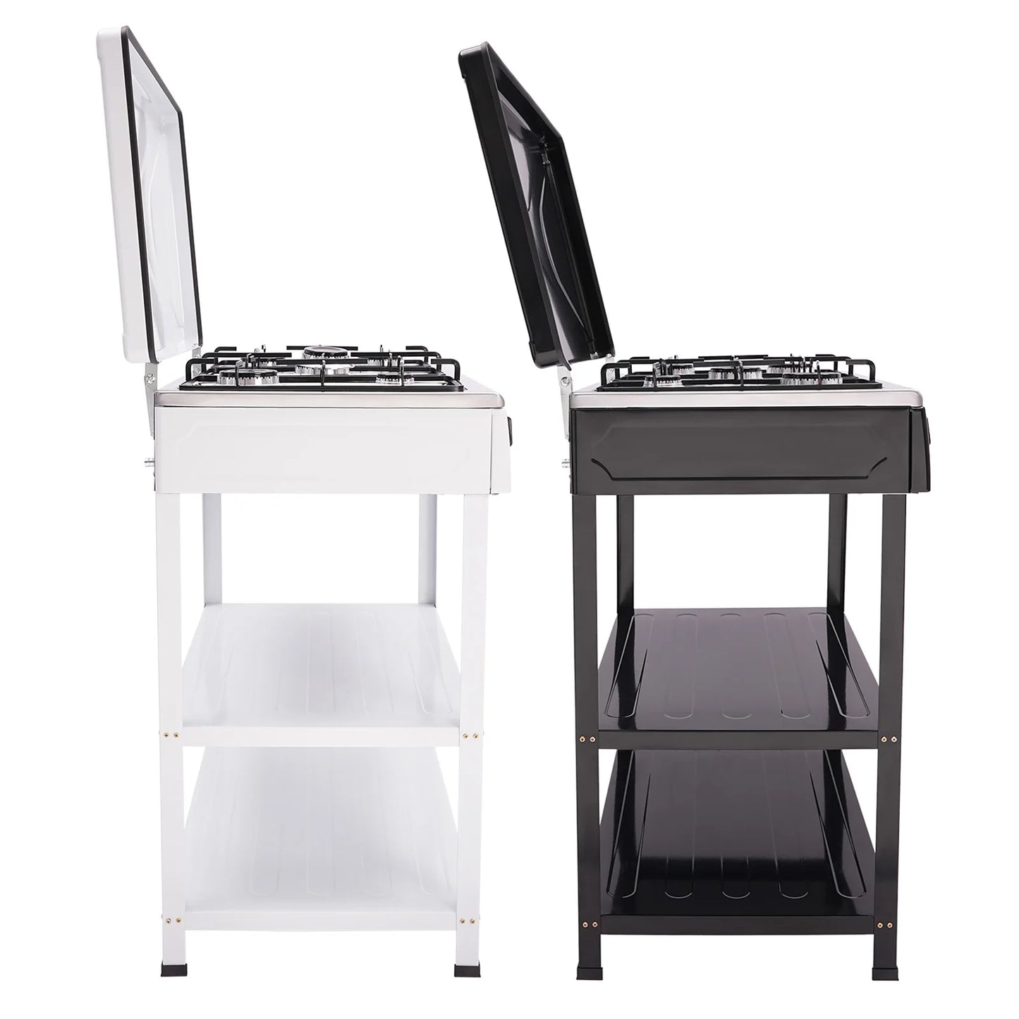 Five Burner Natural Gas Freestanding Grill For Outdoor Cooking
