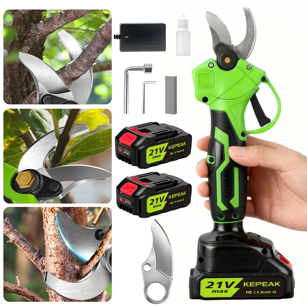 ZENG Brushless Electric Pruning Shears Cordless Tree Pruner