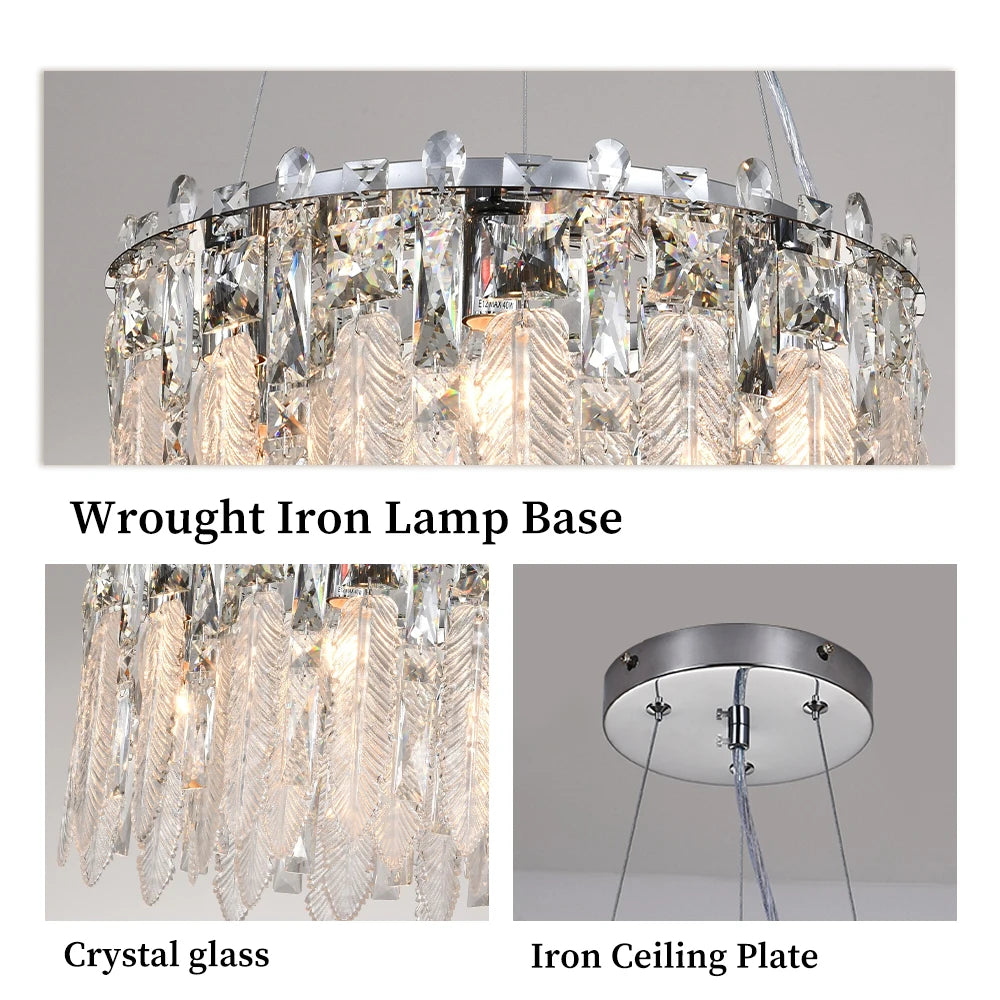 DF Light House Modern Crystal Chandelier For Living Room