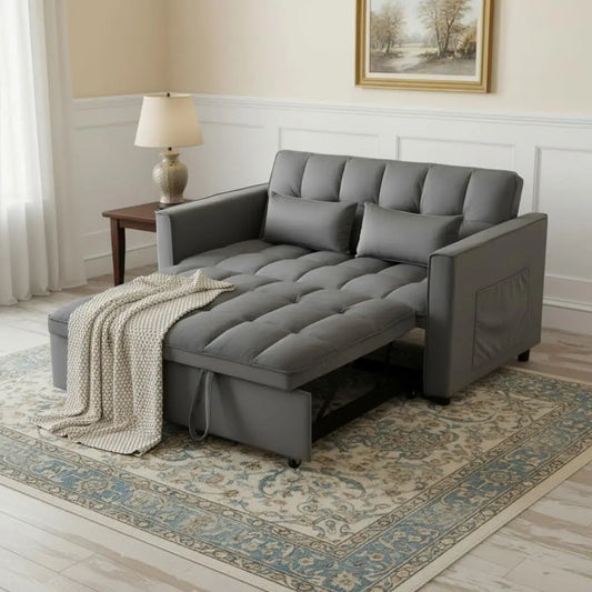 Huanzhuang 3 in 1 Convertible Sleeper Sofa Bed for Living Room