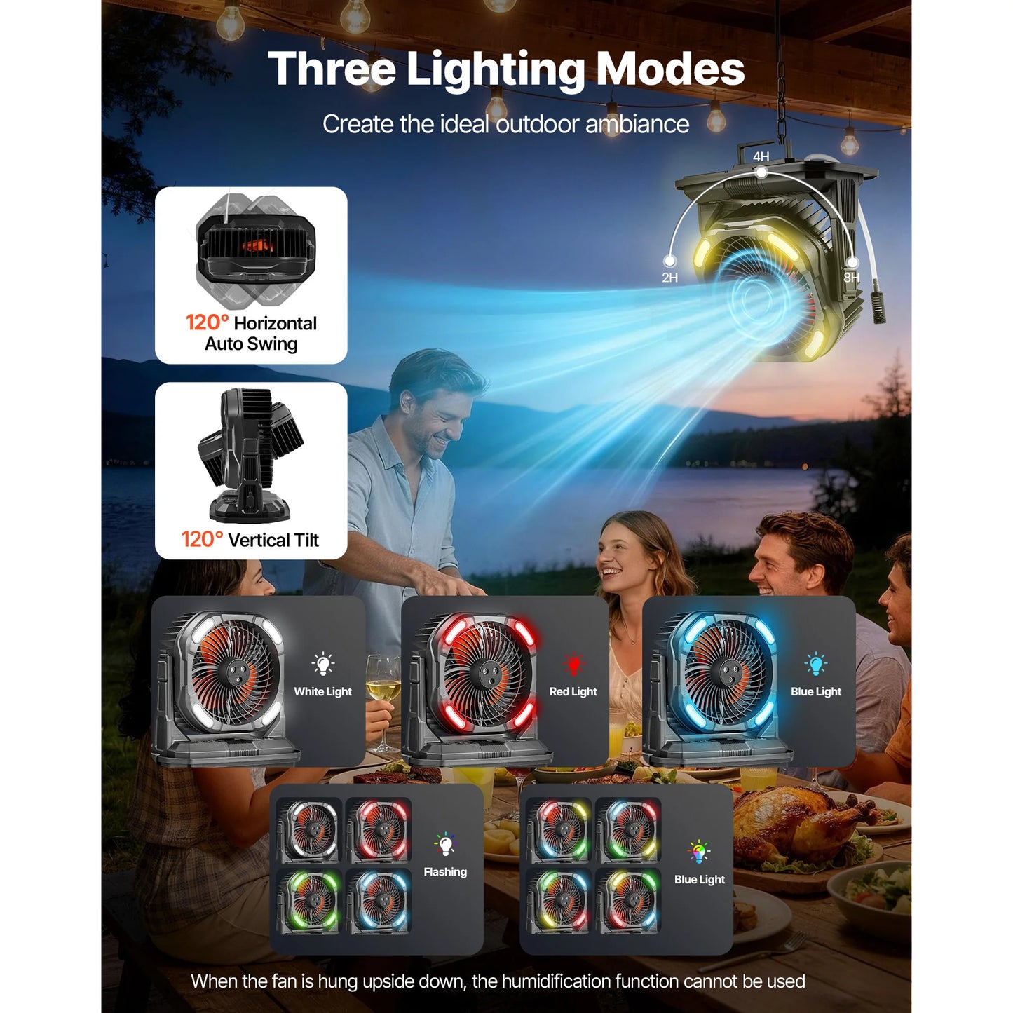 SucceBuy Portable Misting Fan With Water Tank And Rechargeable Battery