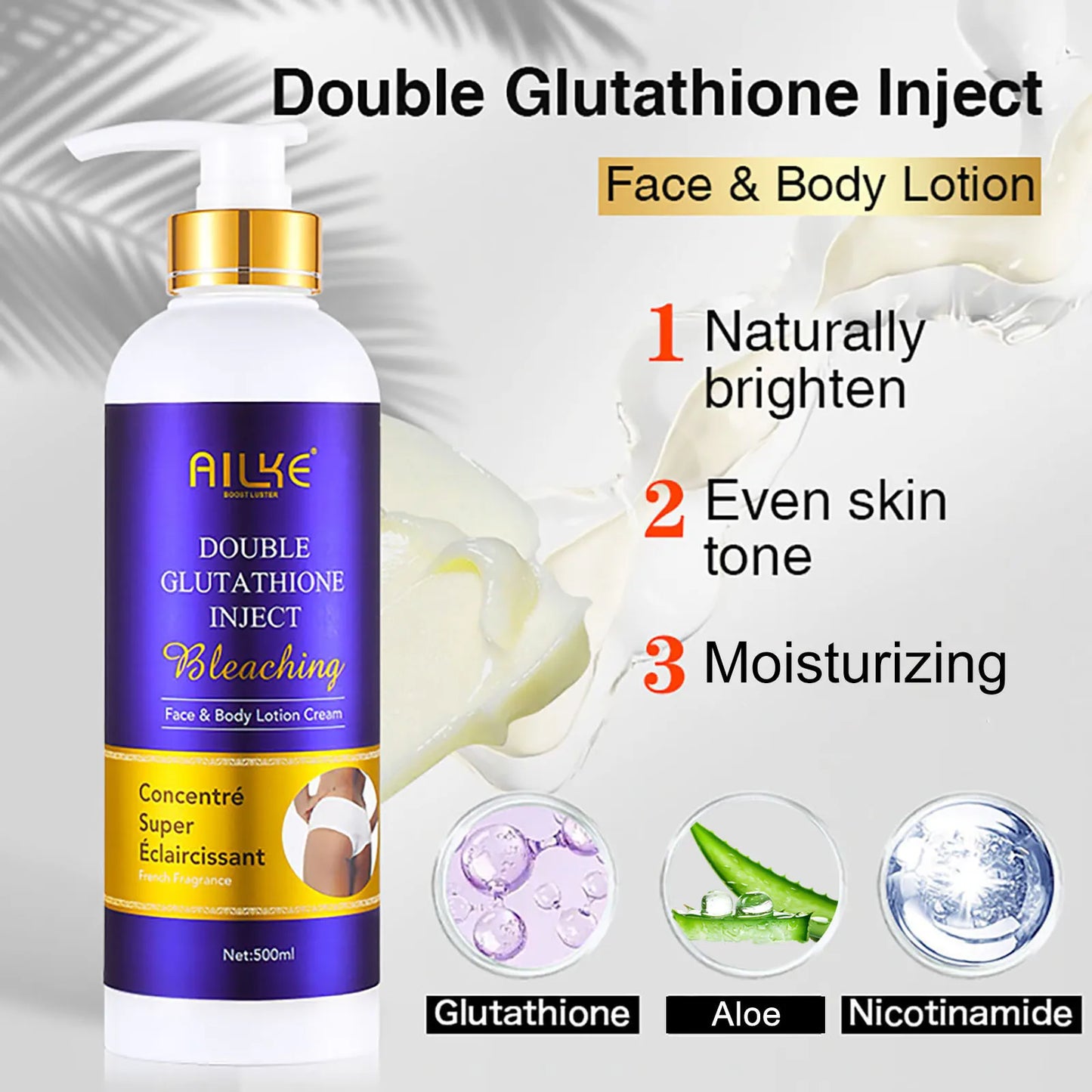 AILKE Whitening Skin Care Set With Glutathione For All Types