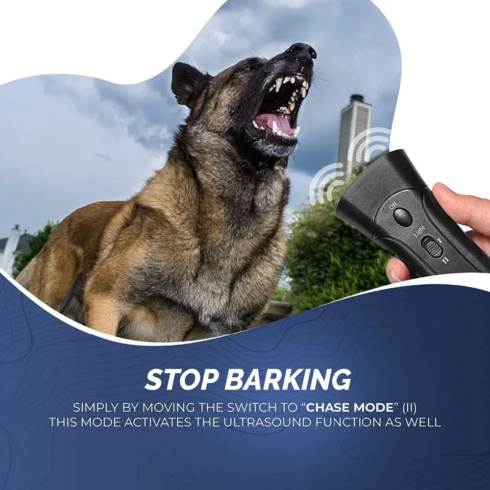 Ultrasonic Dog Bark Deterrent Training Device Battery Not Included