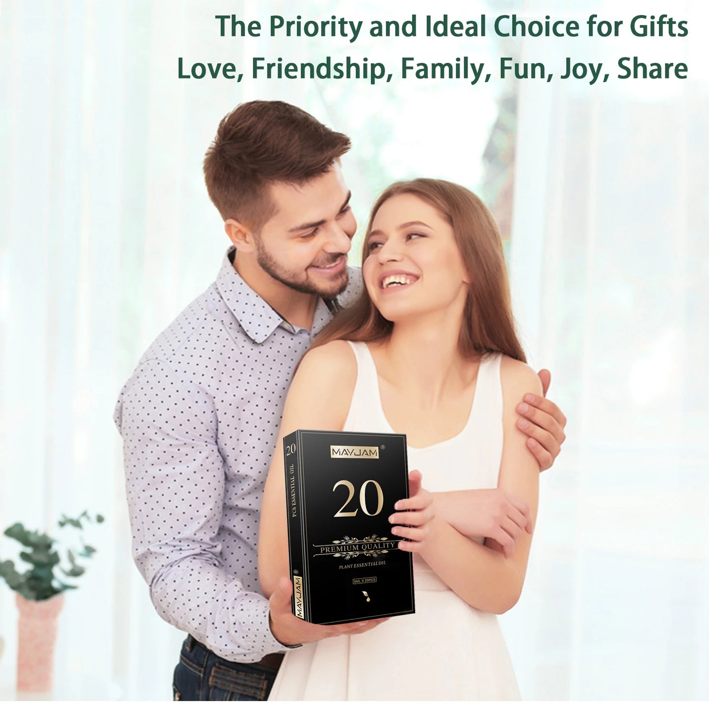 MAYJAM Essential Oils Kit 20 Bottles Lavender Jasmine Eucalyptus