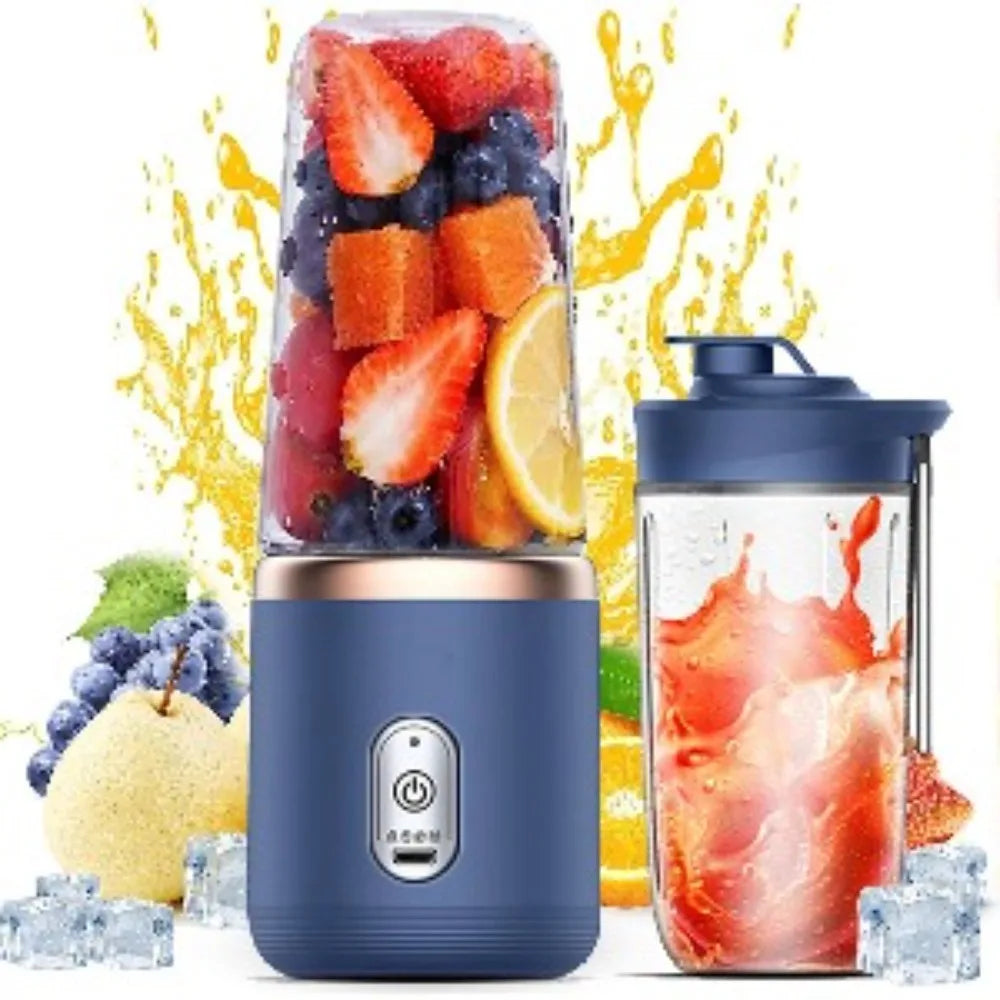 ATMDOG Portable USB Rechargeable Personal Blender 400ml 6 Blades