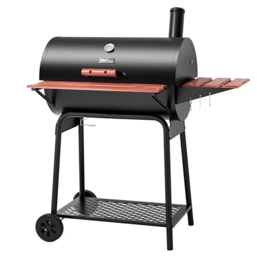 SHXI Outdoor Charcoal Grill For Backyard And Patio 30 Barrel
