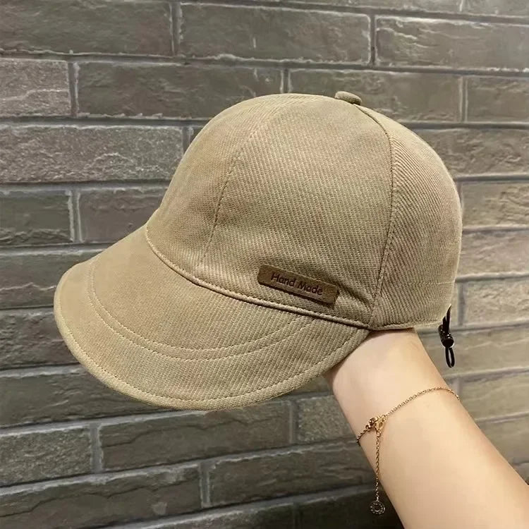 Foldable Cotton Sun Hat For Women With Wide Brim UV Protection