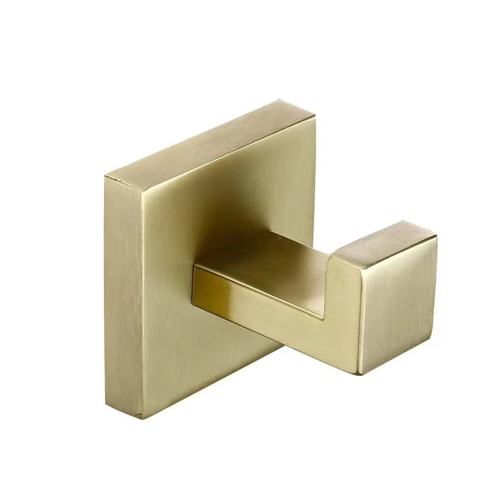 Onyzpily Bathroom Hardware Set Kit Wall Shelf Towel Bar