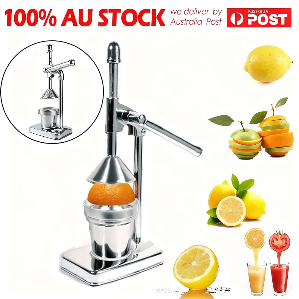 Stainless Steel Manual Juicer Handheld Citrus Press Oranges