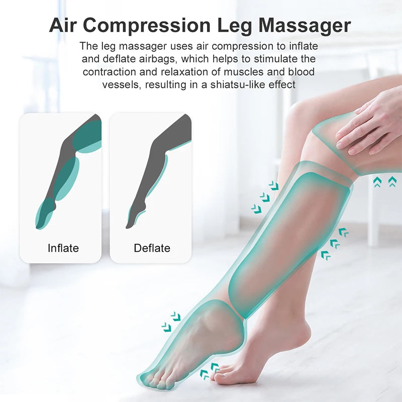 Nekteck Foot Air Pressure Massager Promotes Blood Circulation Shiatsu
