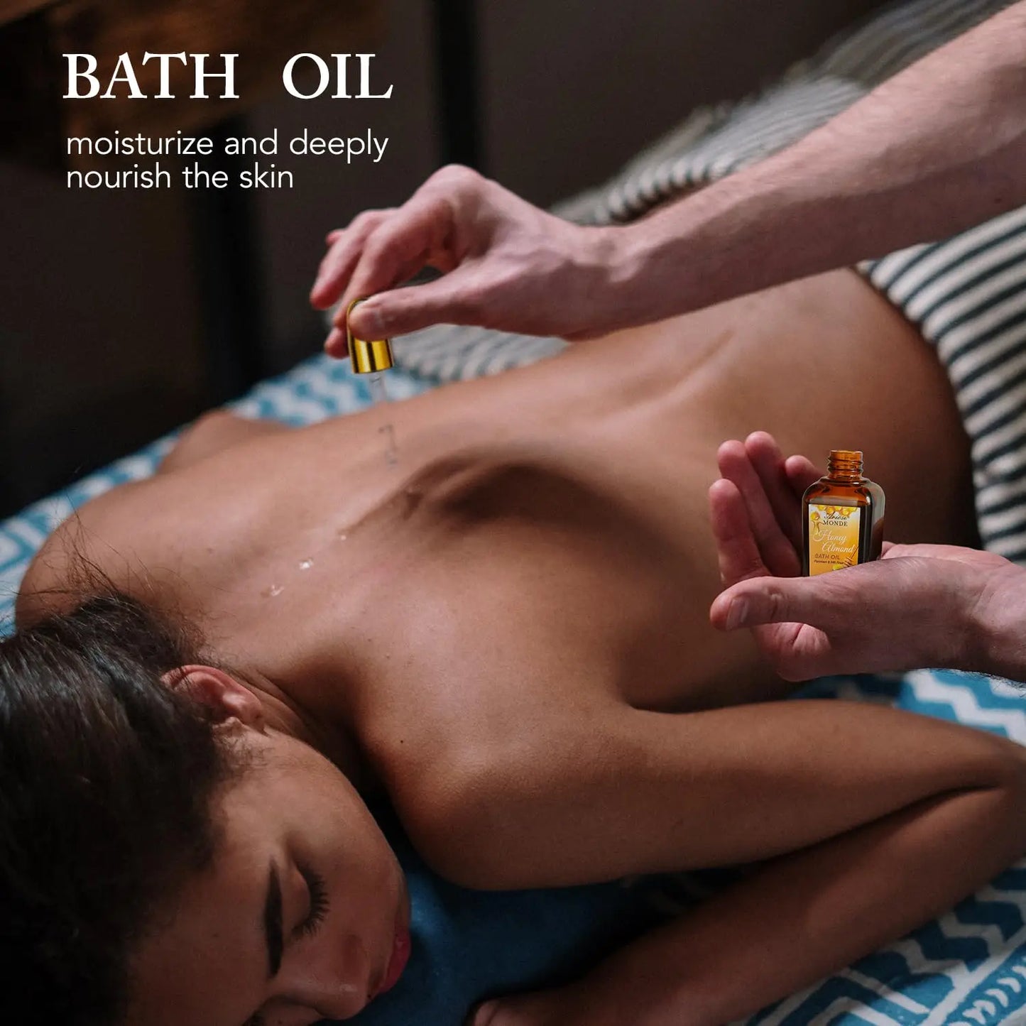 Luxury Honey Almond Spa Gift Set 15 Piece Bath Kit