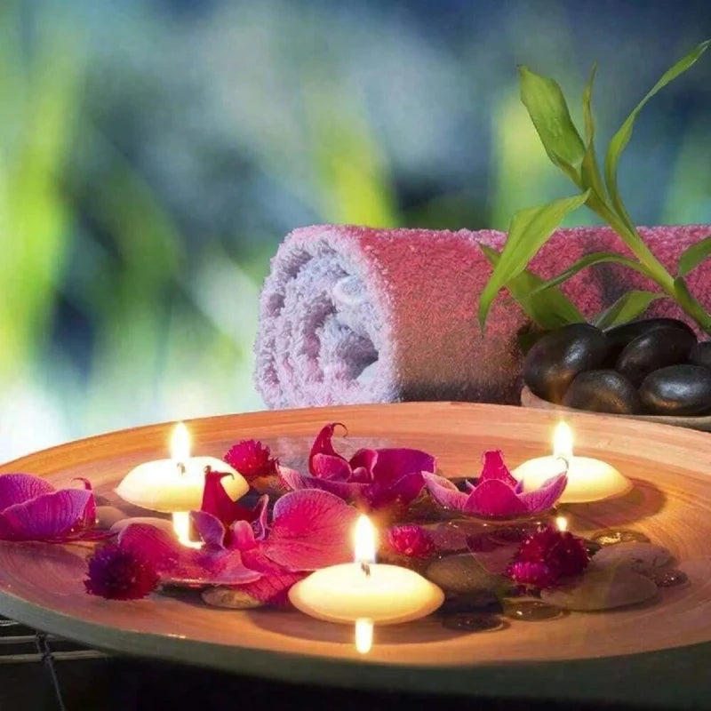 Floating Unscented Candles Disc Set For Wedding And Home Decor