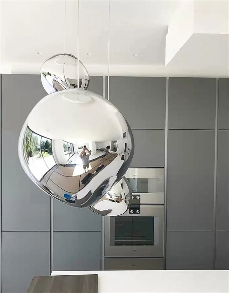 CNDL Nordic Loft Lava LED Pendant Light PVC Living Room