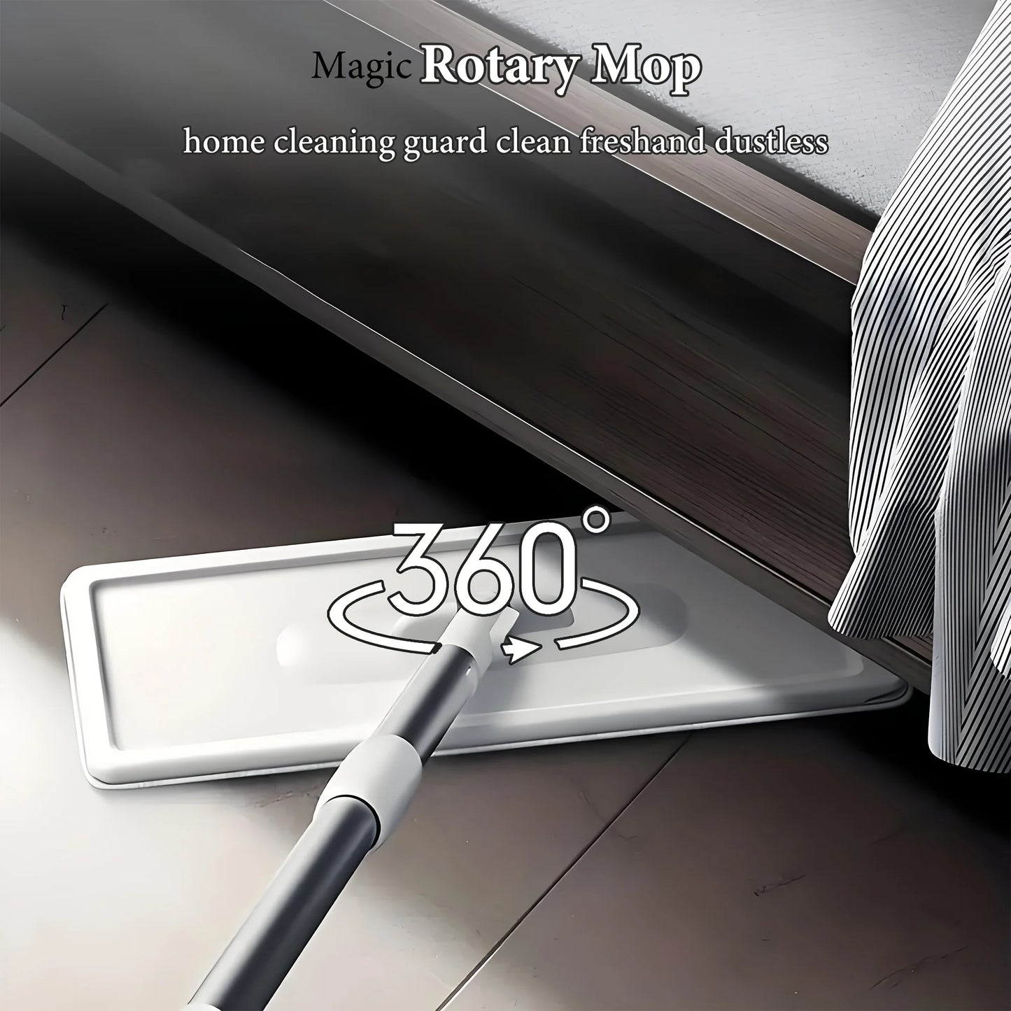 UPWORKCN 360 Spin Mop Bucket Set Wet Dry Cleaning Kit