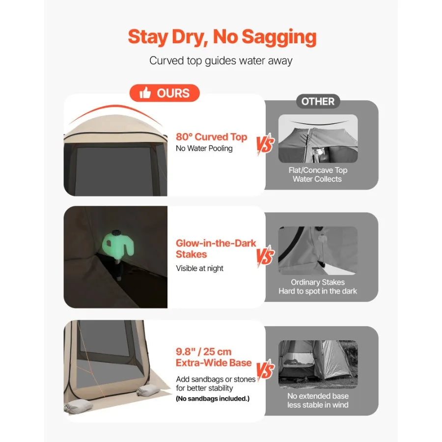 Screen House Tent Canopy With Netting Sides For Garden