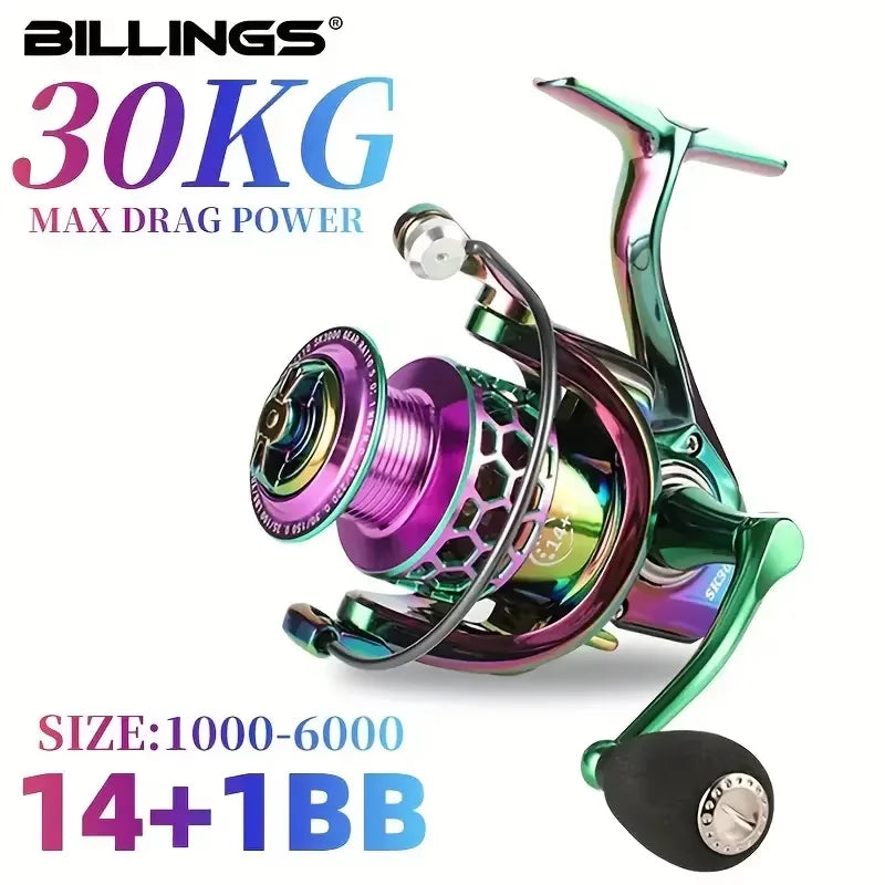 Billings Spinning Reel 14 1BB Ultra Smooth Professional