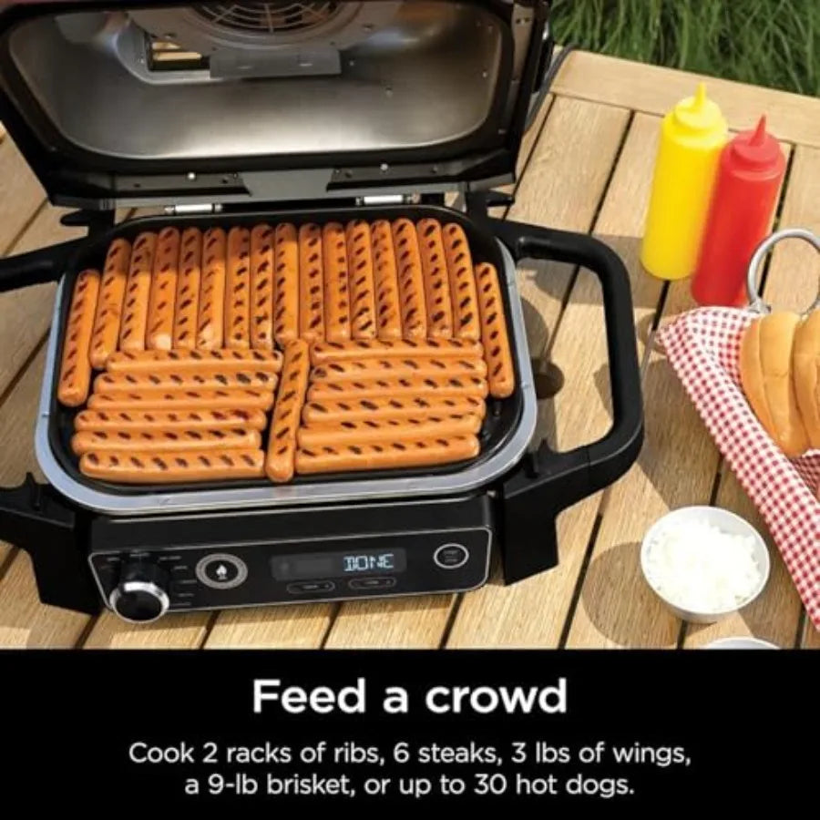 Woodfire Outdoor 7 In 1 Grill Smoker Air Fryer Roast