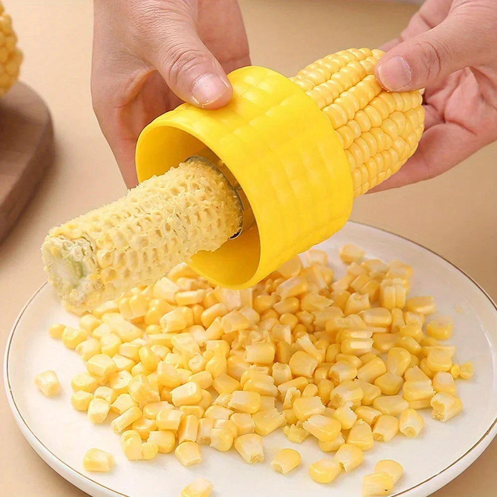 Corn Cob Stripper And Vegetable Peeler For Quick Kitchen Prep