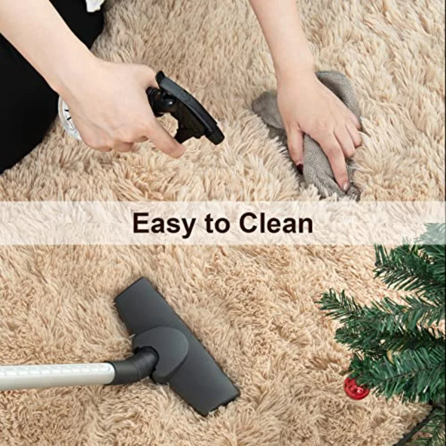 Fluffy Shaggy Rug Indoor Plush Area Rug For Living Room Bedroom Home Decor