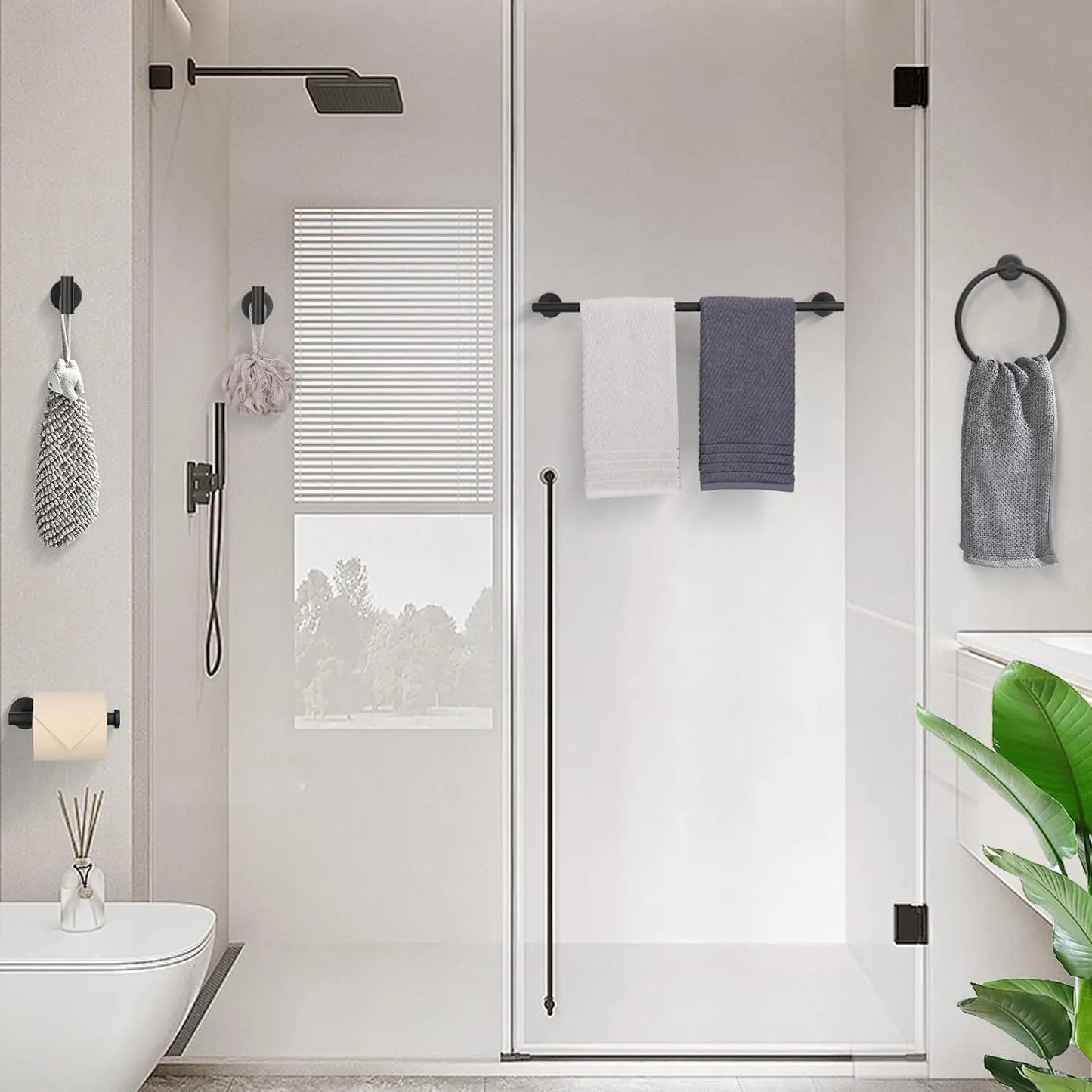 Bathroom Accessories Set Stainless Steel Towel Bar Towel Rack